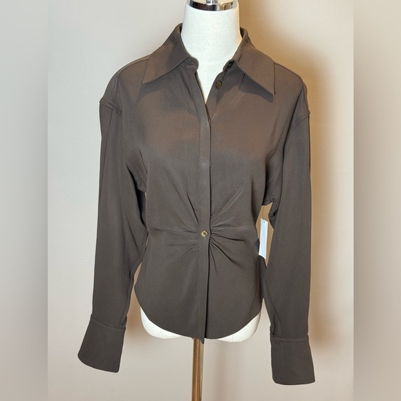 Equipment Bennet Gathered Front Shirt - NWT - Picture 2 of 9